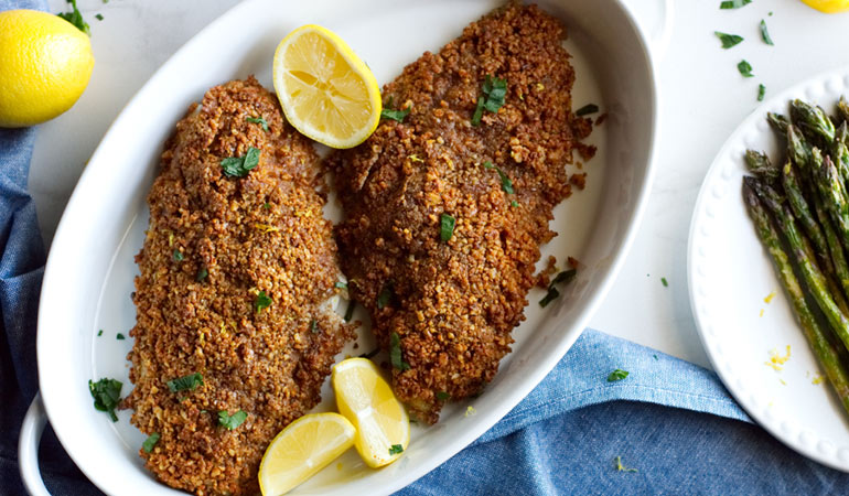 Pecan-Crusted Catfish Fillets Recipe